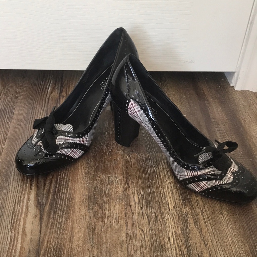 Franco Sarto high-heeled Oxfords